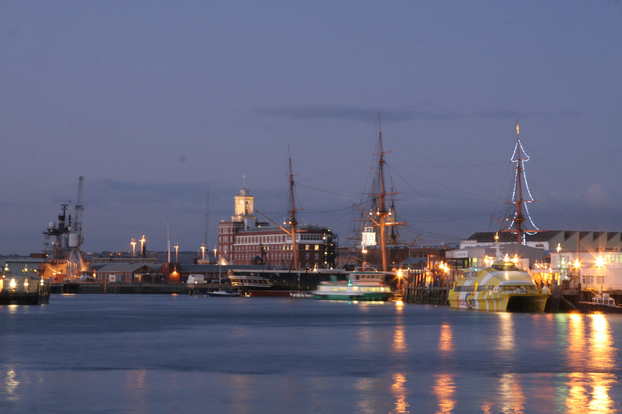 photographer Myddleton night  photo taken at Portsmouth Harbour
