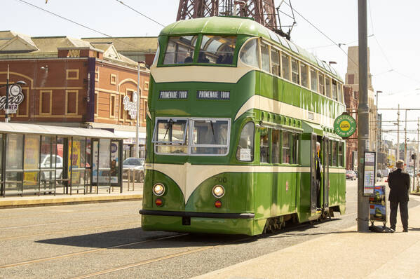 photographer David Blandford Photography transport  photo. blackpool heritage tram 700.