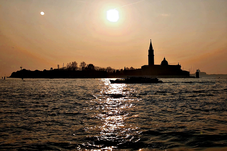 photographer Bitten by the Bug uncategorized  photo. view from the riva degli schiavoni looking out to san giorgio maggiore.