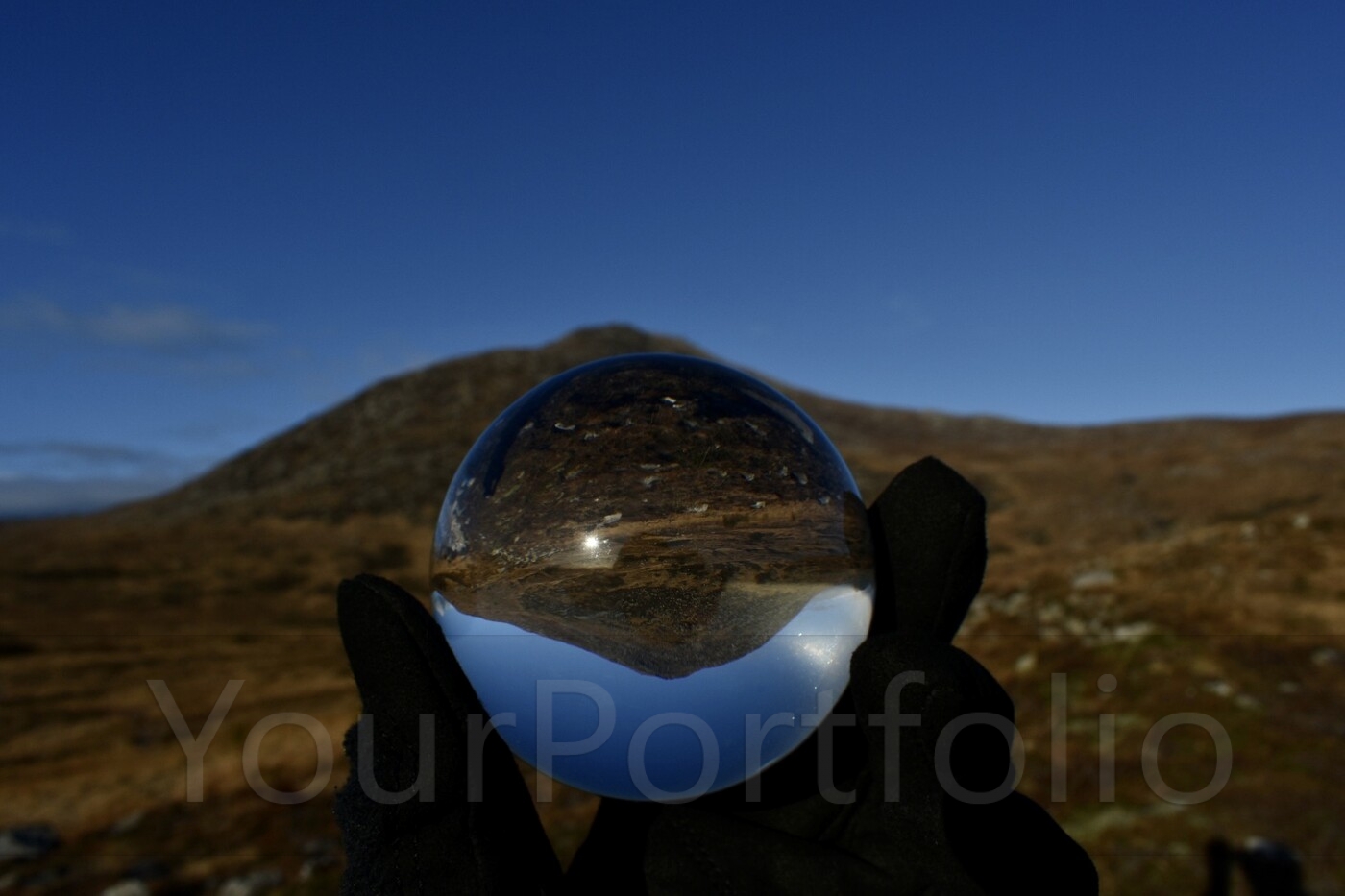 photographer Abstract Photo glassballphography goat fell  photo