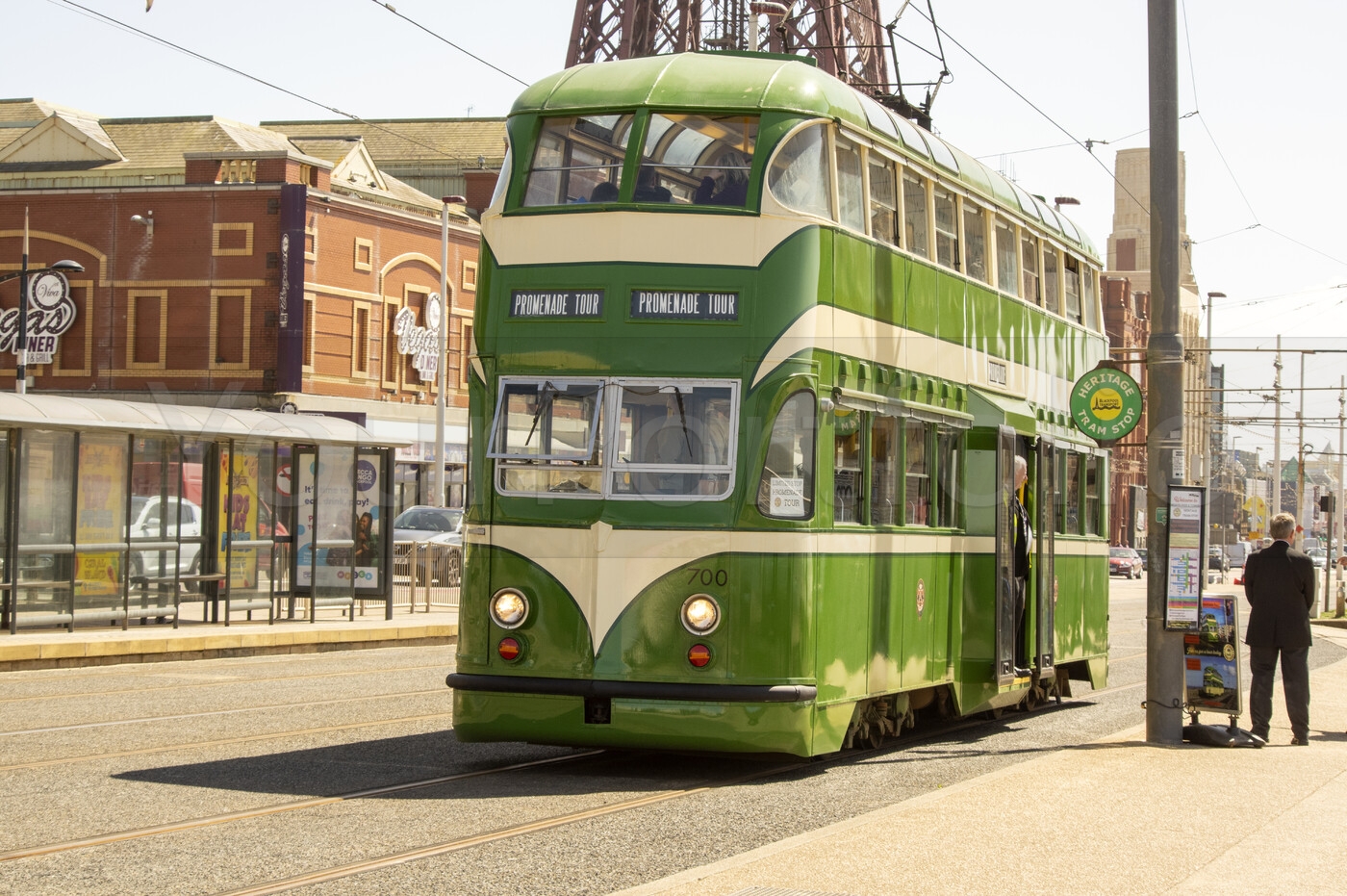 photographer David Blandford Photography transport  photo. blackpool heritage tram 700.